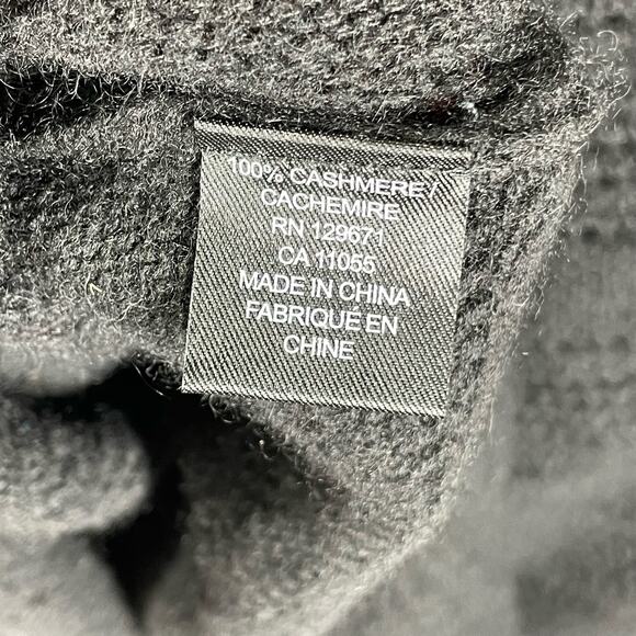 360 CASHMERE Dolman Sleeve Lace Pullover Sweater Black Size S Luxury Whimsigoth - Picture 7 of 11